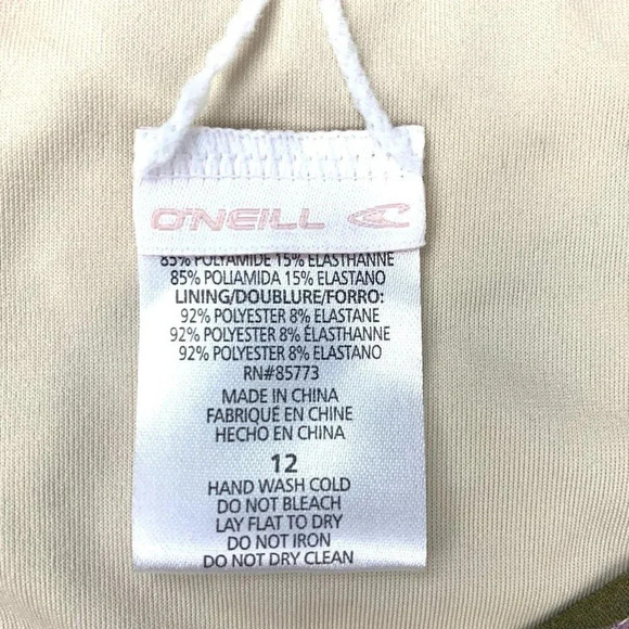 O'Neill Multicolor/Floral Print Bikini Bottom Size 12 Junior Swimwear - Picture 4 of 5